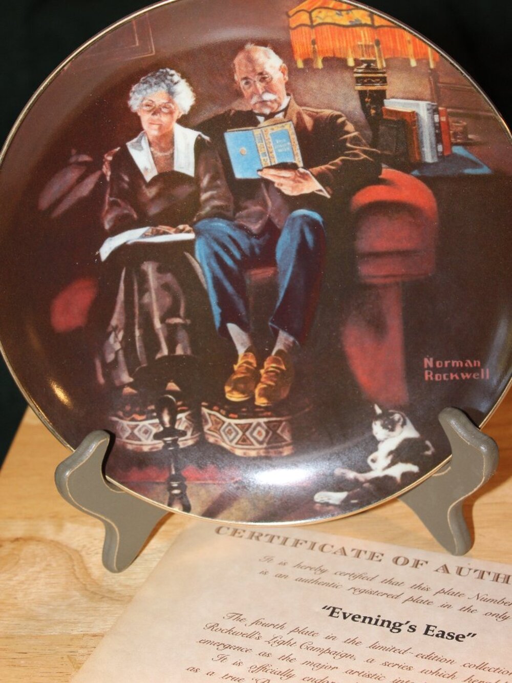 Norman Rockwell plate